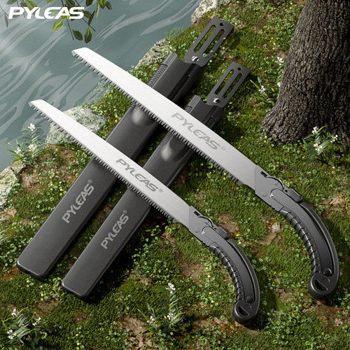 Manufacturer wholesale outdoor garden multifunctional portable hand saw three-sided tooth high temperature quenching pruning logging fruit tree waist saw