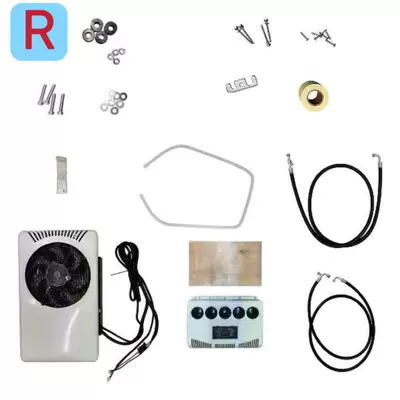 New Cross-Border Model Backpack 24V12V Automotive air conditioning - 24v-new-backpack-complete-set-with-white-horizontal-screen-inner-unit