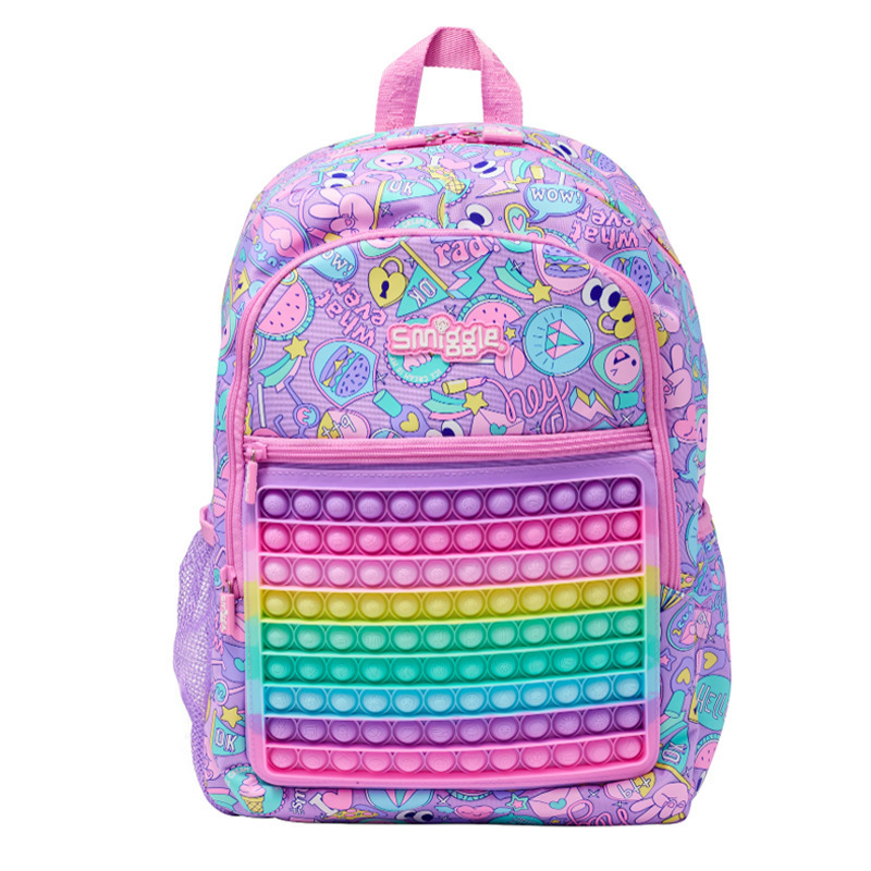Smiggle 大型 kt ステッチ漫画ショルダー減圧大容量バックパック男性と女性の小学校子供のスクールバッグ|undefined