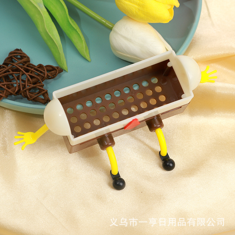 Instalación de cocina-esponja libre bebé drenaje rack hogar lindo esponja lavavajillas rack piso de dibujos animados colgando