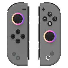 ジョイコンハンドル ns 左右ハンドル 6 軸振動体性感覚スイッチハンドルロッカー RGB 絞り JC172