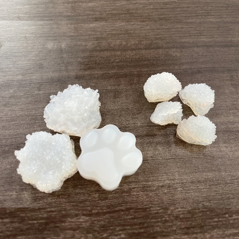 Cristal brillante tamaño gato garra epoxi arena movedizas hueco molde de silicona DIY molde artesanal