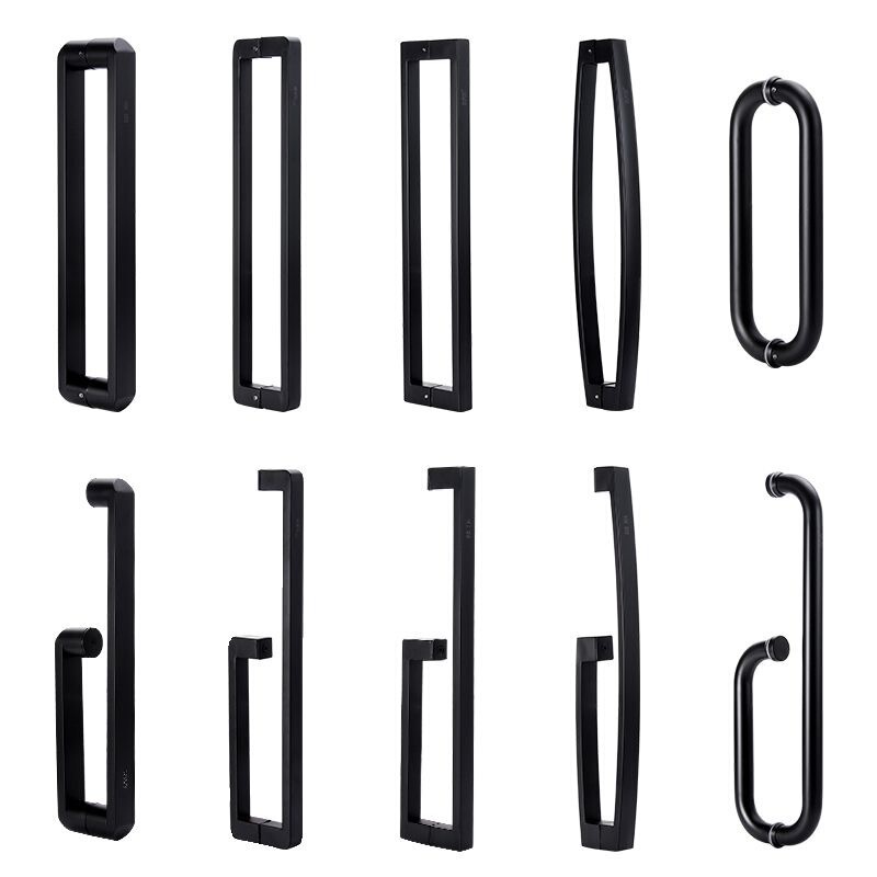 Door glass door stainless steel handle door handle bathroom shower room sliding door handle L-type t-type handle Door glass door stainless steel handle door handle bathroom shower room sliding door handle L-type t-type handle