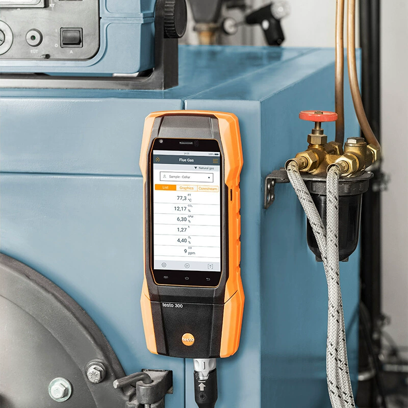 Destesto300 анализатор дымовых газов портативный котел эффективность сгорания детектор портативный оксид азота
