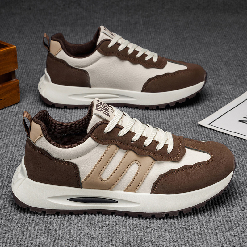 Otoño de 2025 nuevos zapatos de hombre ligeros antideslizantes zapatos deportivos casuales estudiantes zapatos juveniles zapatos de moda
