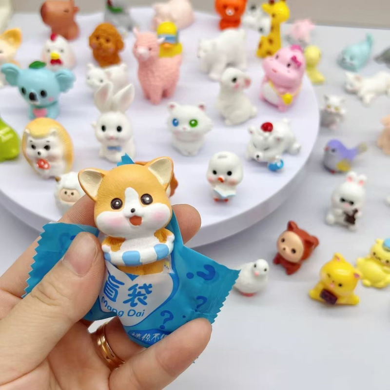 surprise blind box bag reward student animal simulation mini cute set independent packaging creative ornaments for children
