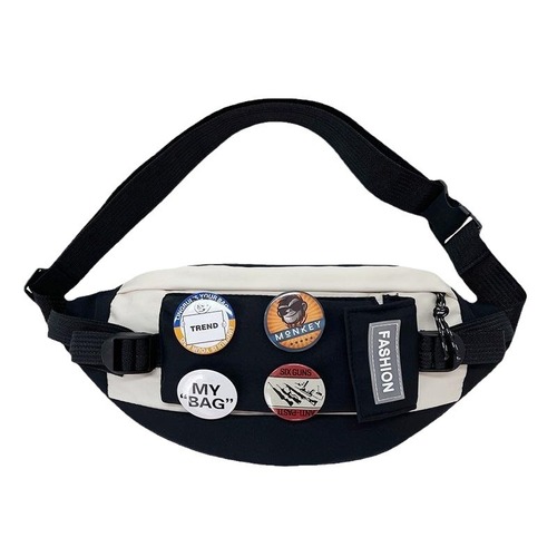 ins trendy brand chest bag for men's birthday multifunctional storage mobile phone crossbody bag men's casual outdoor sports backpack