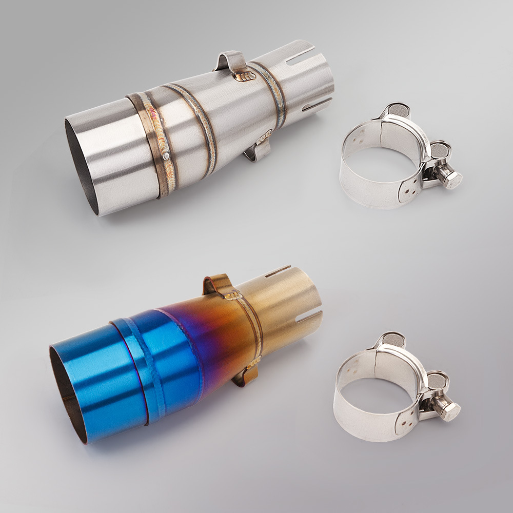 Suitable for Motorcycle Z250 Exhaust Pipe Modification Z300 Stainless Steel Middle and Tail Section Set 2012-2016