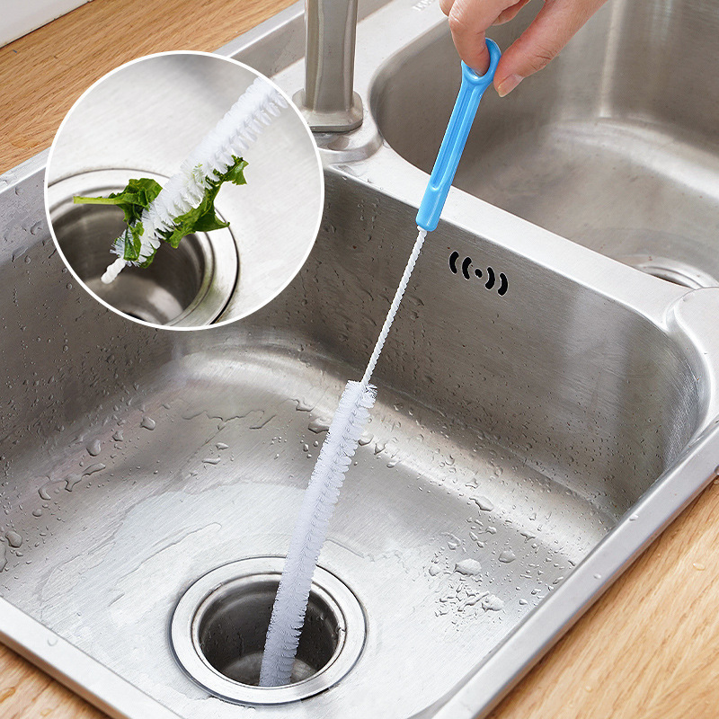 Flexible and Labelable Pipe Cleaner, Drain Hair Remover, Sink Cleaning Brush, Pipe Unclogging Tool Flexible and Labelable Pipe Cleaner, Drain Hair Remover, Sink Cleaning Brush, Pipe Unclogging Tool