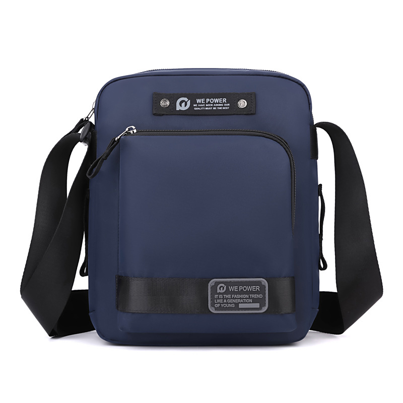 WEPOWER nuevo tipo multifuncional de bolso de hombro para hombres, bolso de hombro casual portátil, bolso de hombro al aire libre de color sólido.