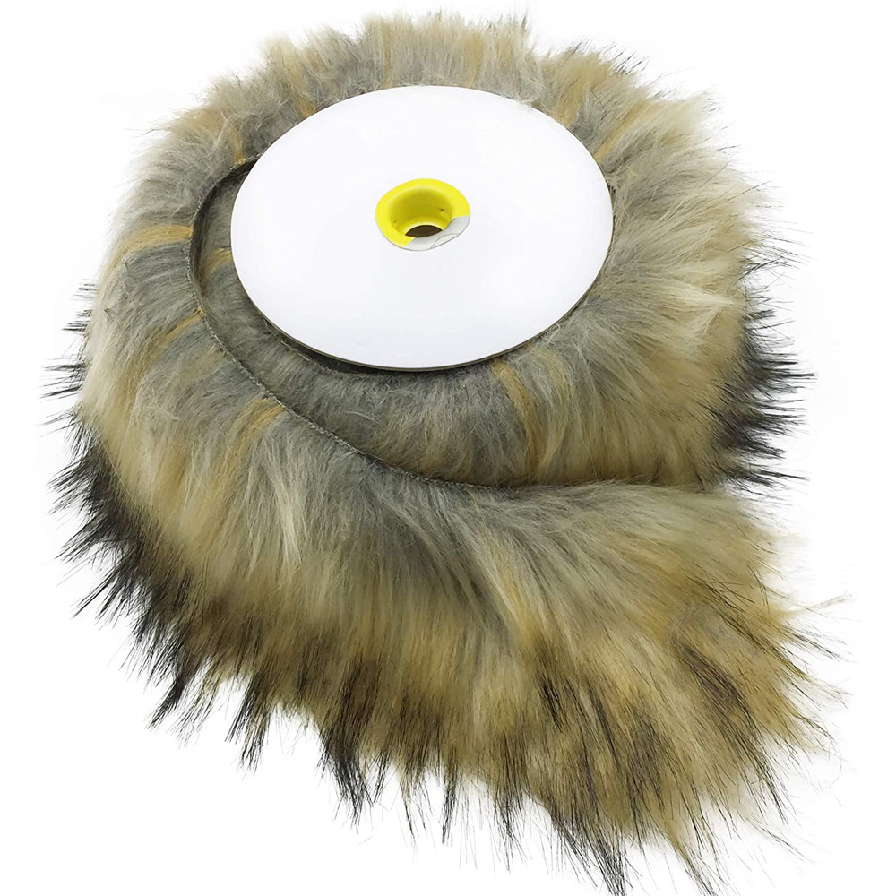 Cuello de piel sintética estilo europeo y americano para Hanfu, ribete de piel sintética para decoración navideña.