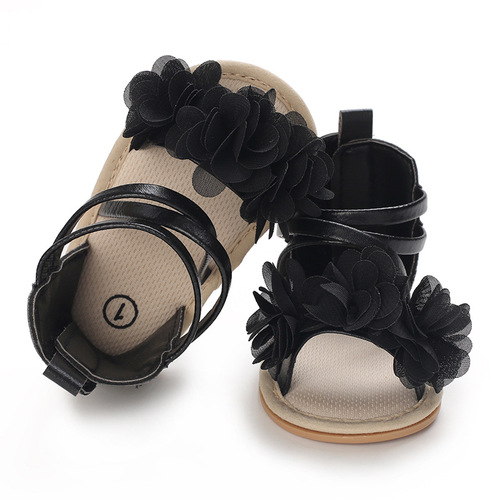 Summer 0-1 Year Old Baby Girls' Rubber-Soled Sandals