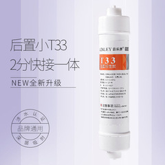 Water Purifier Rear-Installed Activated Carbon Filter Cartridge Coconut Shell Quick Connect Integrated Small T33 Household Water Purifier 2 Port Universal Accessory
