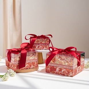 Ins Flower Acrylic High-End Gift Box Wedding Candy Box Empty Box Birthday Gift Gift Packaging Box