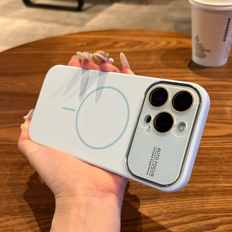 Magsafe Magnetic Suction Is Suitable for Iphone17Promax Large Window Phone Case Liquid Silicone Ai Integrated Button Magsafe Magnetic Suction Is Suitable for Iphone17Promax Large Window Phone Case Liquid Silicone Ai Integrated Button