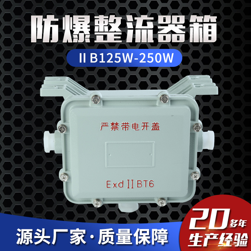 防爆整流器箱ⅡB125W-250W防爆接线箱多型号防爆应急配电箱分线箱