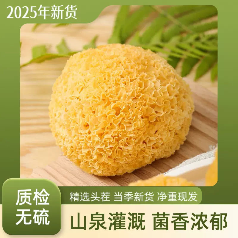 【产地直供】福建古田丑耳银耳软糯多胶朵密金黄白木耳产地批发