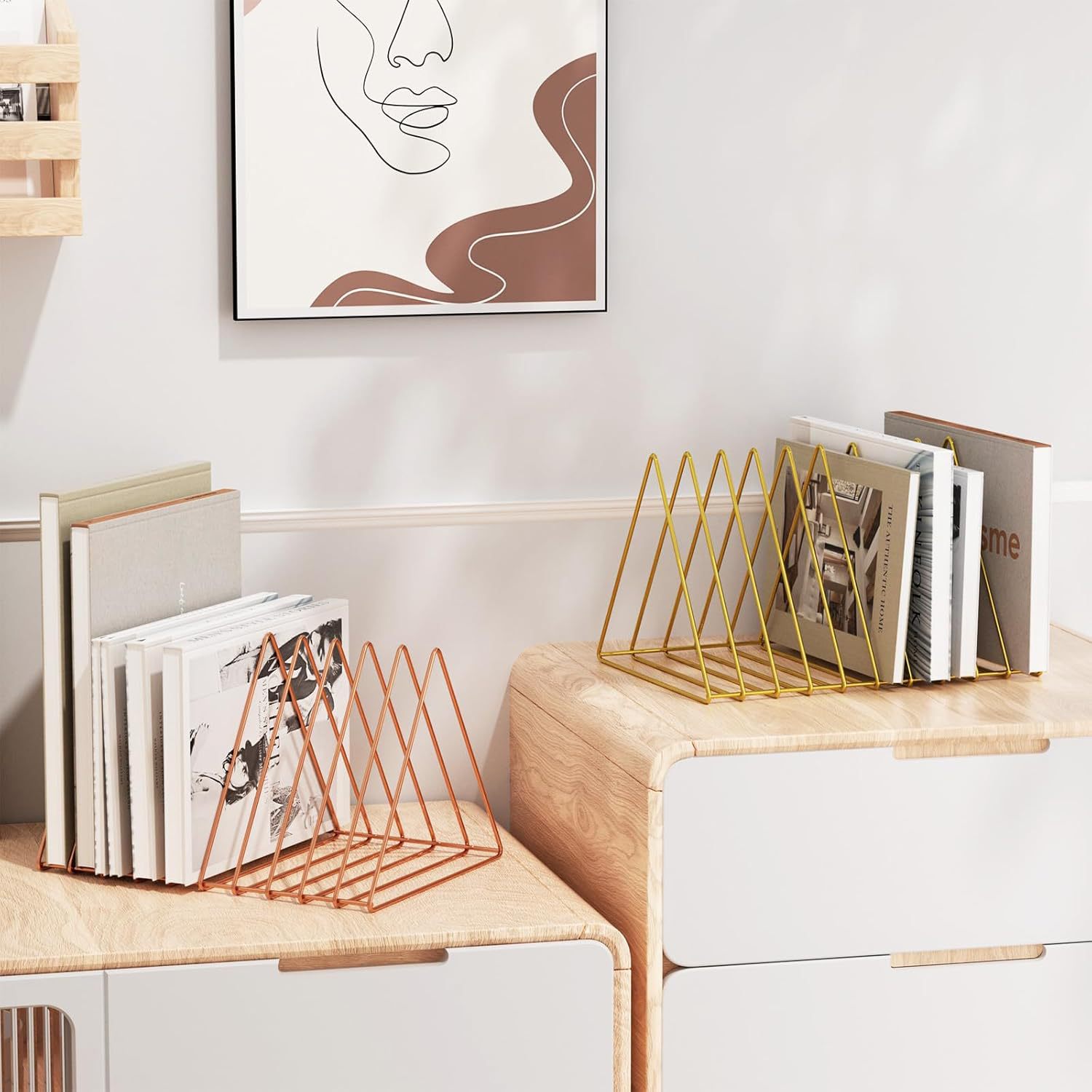 Nórdico ins nueve-rejilla estantería pequeña de metal estante de almacenamiento escritorio de hierro escritorio triángulo estantería de almacenamiento rack