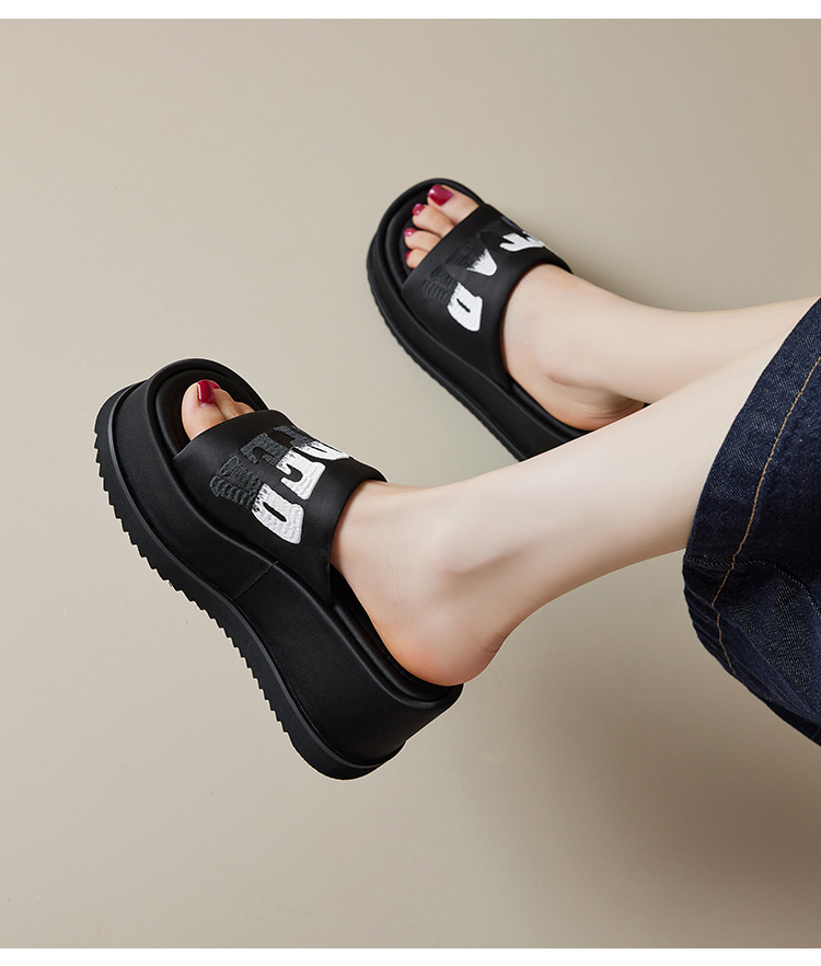 Dép sandal nữ đế xuồng mũi hở gót 8/10 cm phối màu mùa hè 2025 — Màu trắng nhạt 8cm, Trắng nhạt 10cm, Đen 10cm, Đen 8cm chi tiết 14