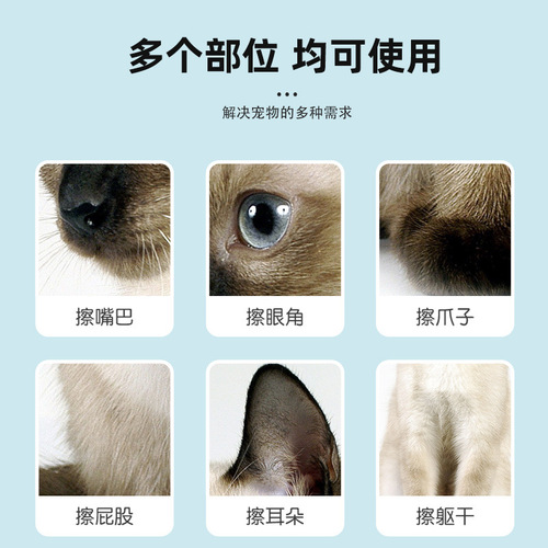 Maili Pet Disposable Gloves 6-pack Disposable Cat and Dog Cleaning, Decontamination, Massage, Bath and Hair Care Gloves