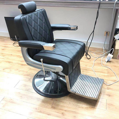 Peluquería de alta gama para hombres Silla de cabeza de aceite peluquería taburete especial peluquería elevación y caída corte de pelo afeitado reclinable