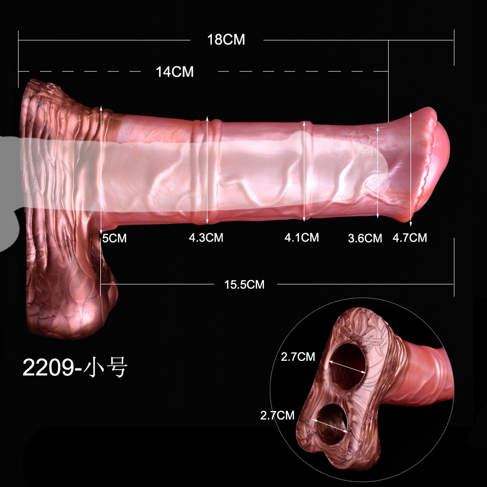 Imitación animal caballo Polla hueco pene conjunto de desgaste de los hombres pene alargado piel-balanceo pene conjunto adulto sexo Juguetes