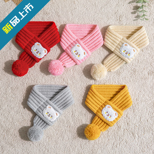 2024 new pet cat winter wool scarf Spring Festival festive warm scarf dog birthday jewelry manufacturers