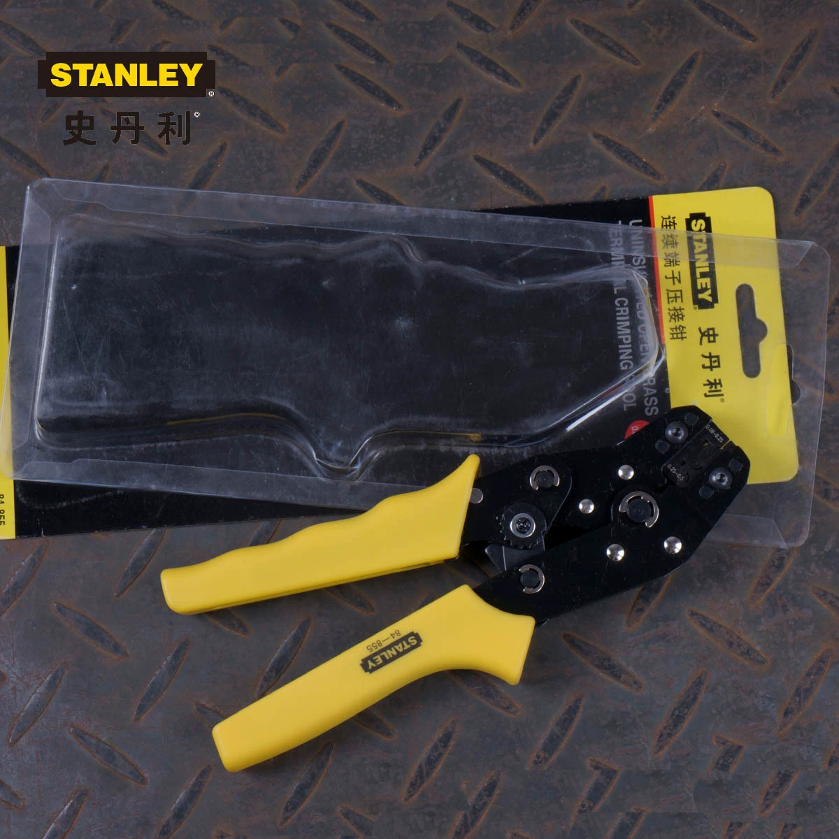 Stanley 84-855/856-22, нержавеющая сталь серии B, непрерывные клещи для обжима клемм, обжимные клещи 0,08-0,5 мм