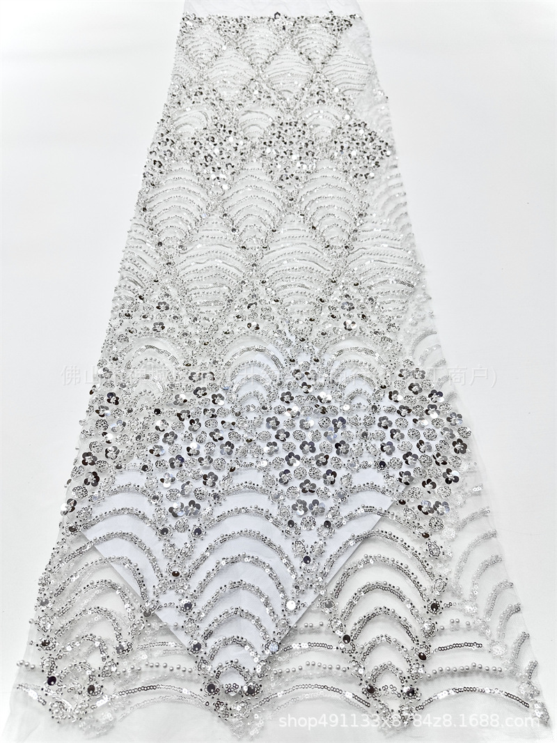 Fabricante de ropa de boda retro ligera de lujo accesorios de vestido al por mayor lotes transfronterizos tela de bordado rápido