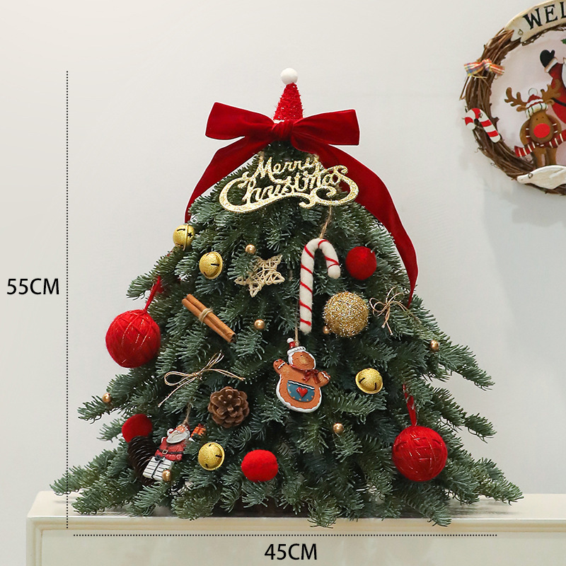 クロスボーダー特別なクリスマスツリーノベルソンホームオーナメントリビングルームdiyクリスマスデコレーション小さなデスクトップシミュレーション|undefined