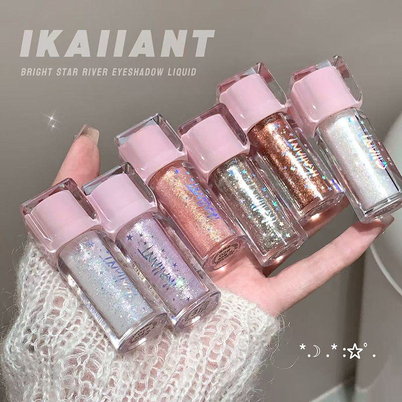 Ke Lauder Bright Galaxy Eyeshadow Liquid Perlas Flash fino Resplandor Exquisito Resplandor Lying Silkworm Eyes Brillante Sombra de ojos