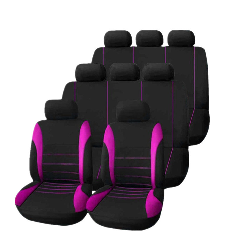 Cinco asientos generales, siete asientos, cubierta de asiento de furgoneta transfronteriza para diseño de línea de cintura, cojín de tela al por mayor