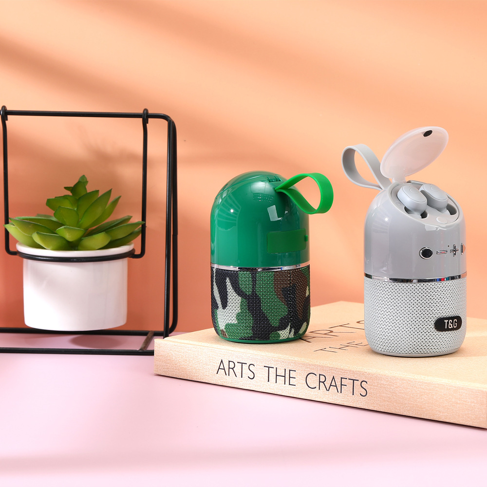 Nouveau TG805 haut-parleur Bluetooth sans fil extérieur Portable puissance Mobile TWS deux oreilles stéréo sport écouteurs_voghion.com