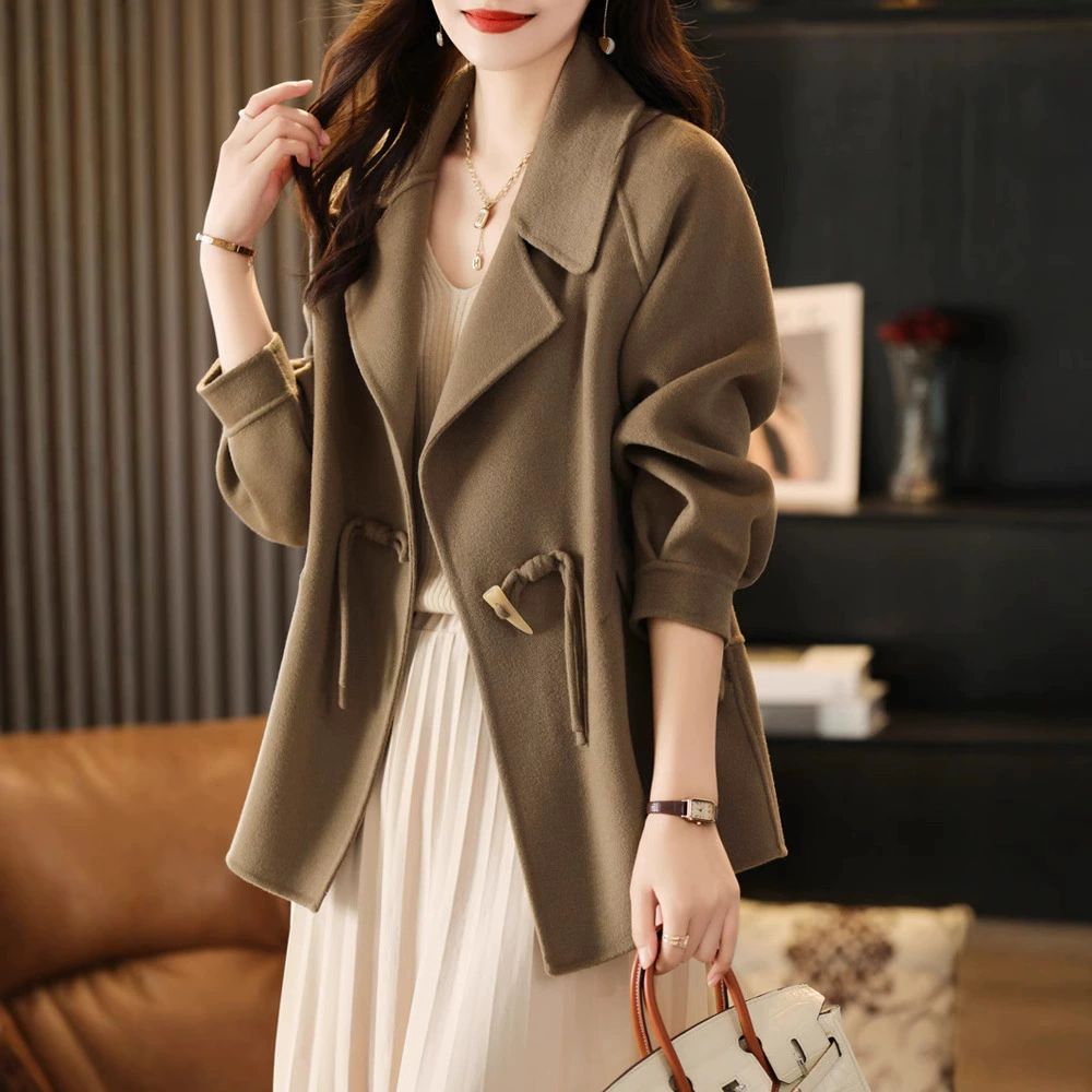 Woolen demi-season classic suit jacket, Korean style