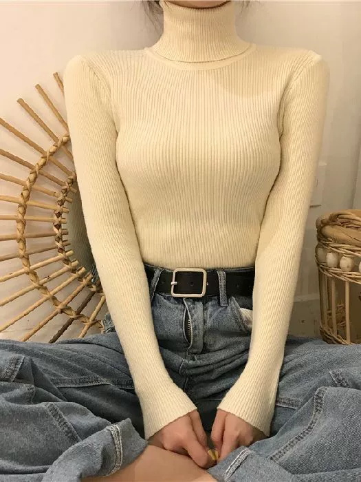 Черный вязаный теплый свитер с длинным рукавом, куртка, slim fit