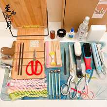 【含梳绒支架】非遗绒花大全套DIY工具烫平款套装新手无捻蚕丝线