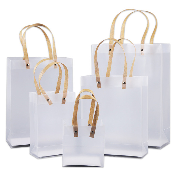 Transparent linen bag PVC