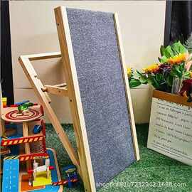 跨境木制狗爬架实木狗狗爬梯可折叠宠物楼梯台阶沙发床上下坡梯