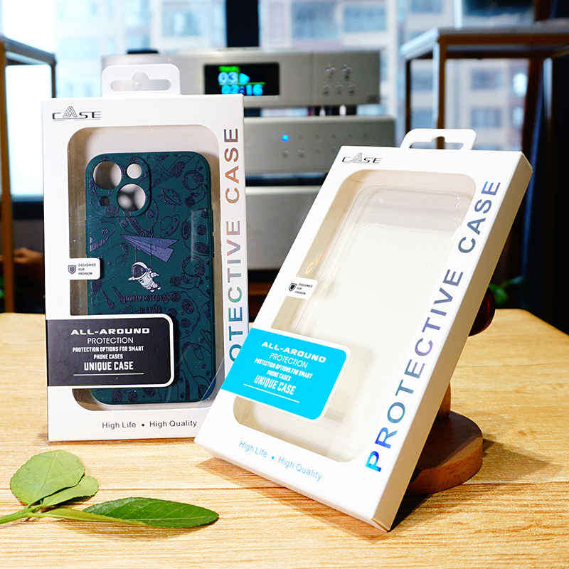 Thickened window mobile phone case carton suitable for Apple 13 mobile phone case packaging box mobile phone case sleeve packaging