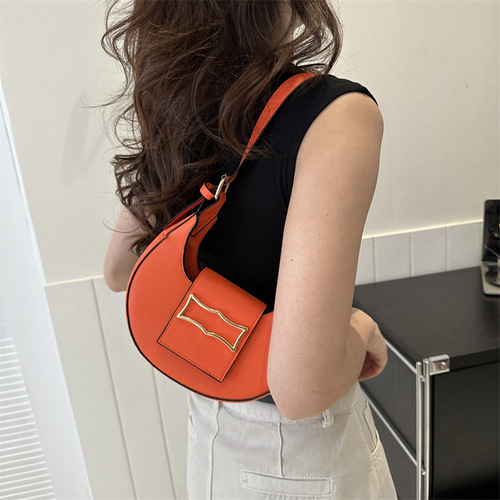 This year's popular bags for women, simple summer new style  hand-carrying women's bags, armpit trendy fashion single shoulder dumpling bag