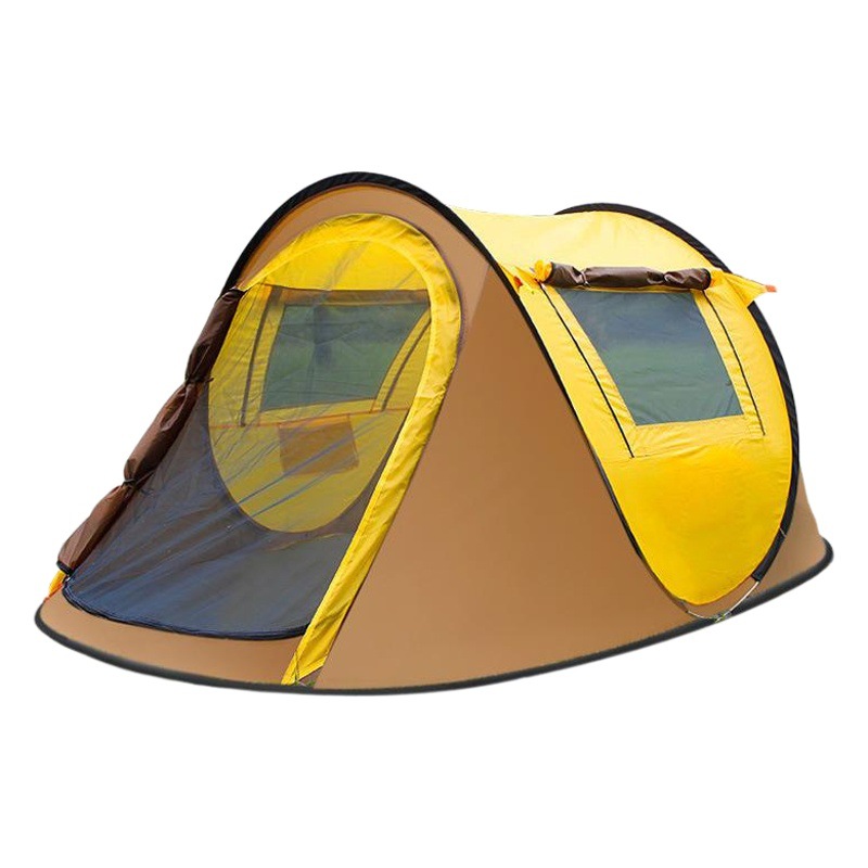 Árbol de pan barco fuera de la cuenta tienda de campaña camping 3-4 personas tienda de playa abierta rápida automática tienda de campaña