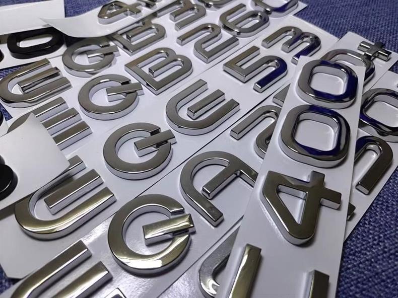 Mercedes-Benz EQA260, EQB350, EQC350, EQE, and EQS450 car emblem stickers, including letter and number designs, and 400 emblem stickers