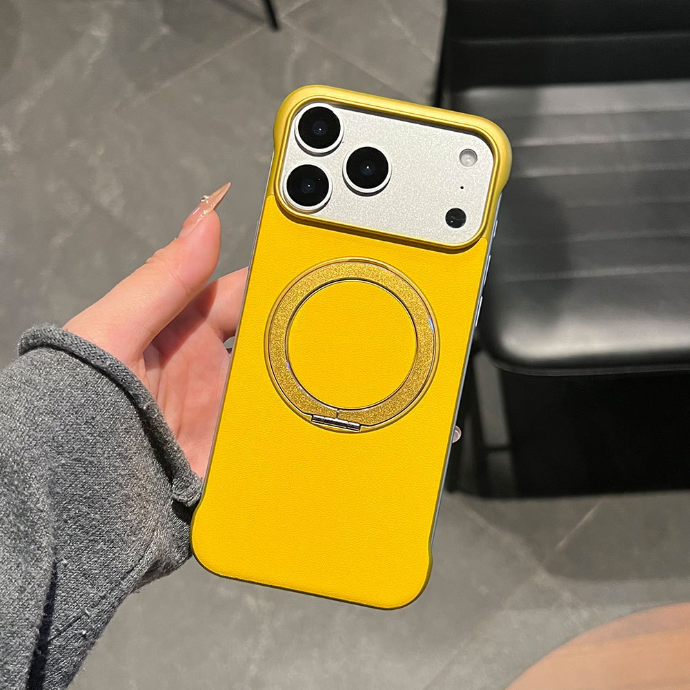 Custodia protettiva ultra sottile senza cornice, compatibile con iPhone 17, Huawei e Xiaomi, con adesivi in pelle e supporto._voghion.com