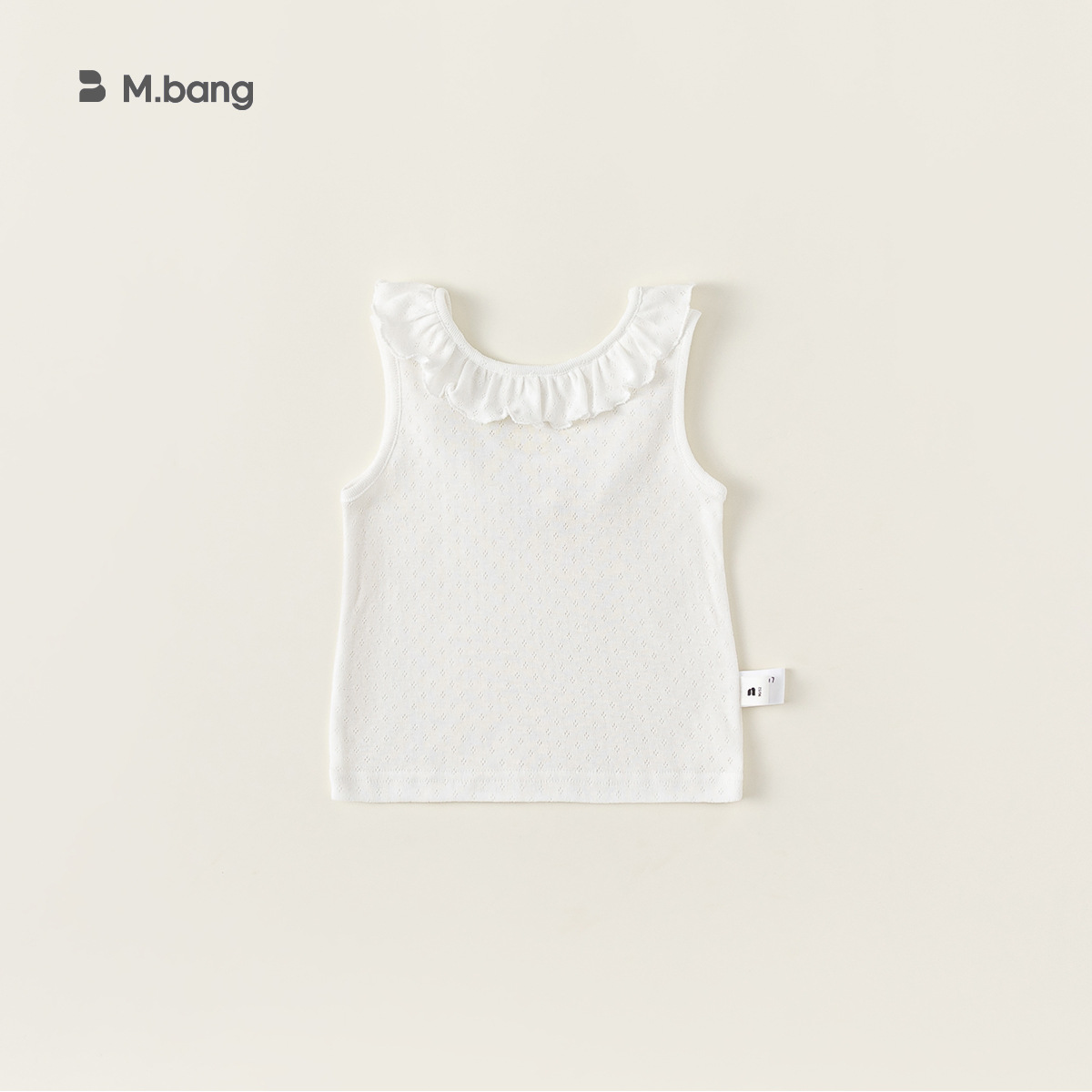 Chaleco para niños verano niñas color sólido camisola casual bebé sin mangas camiseta top XY24035