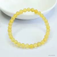 Xinyu Natural Russian Материал янтарь ручной золотой медовый браслет с круглым шариком ювелирных изделий оптовая продажа волос HP4100703