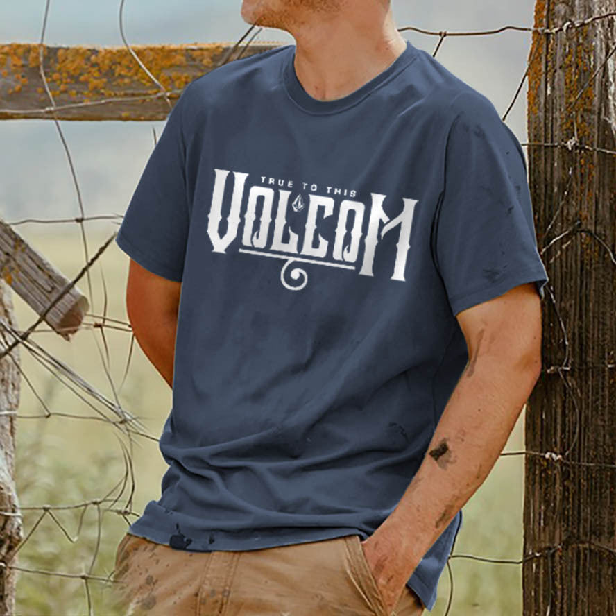 Europa y América verano transfronterizo nuevo estilo comercio exterior ropa de hombre camiseta de Amazon impresión de letras 3D cuello redondo camiseta de manga corta