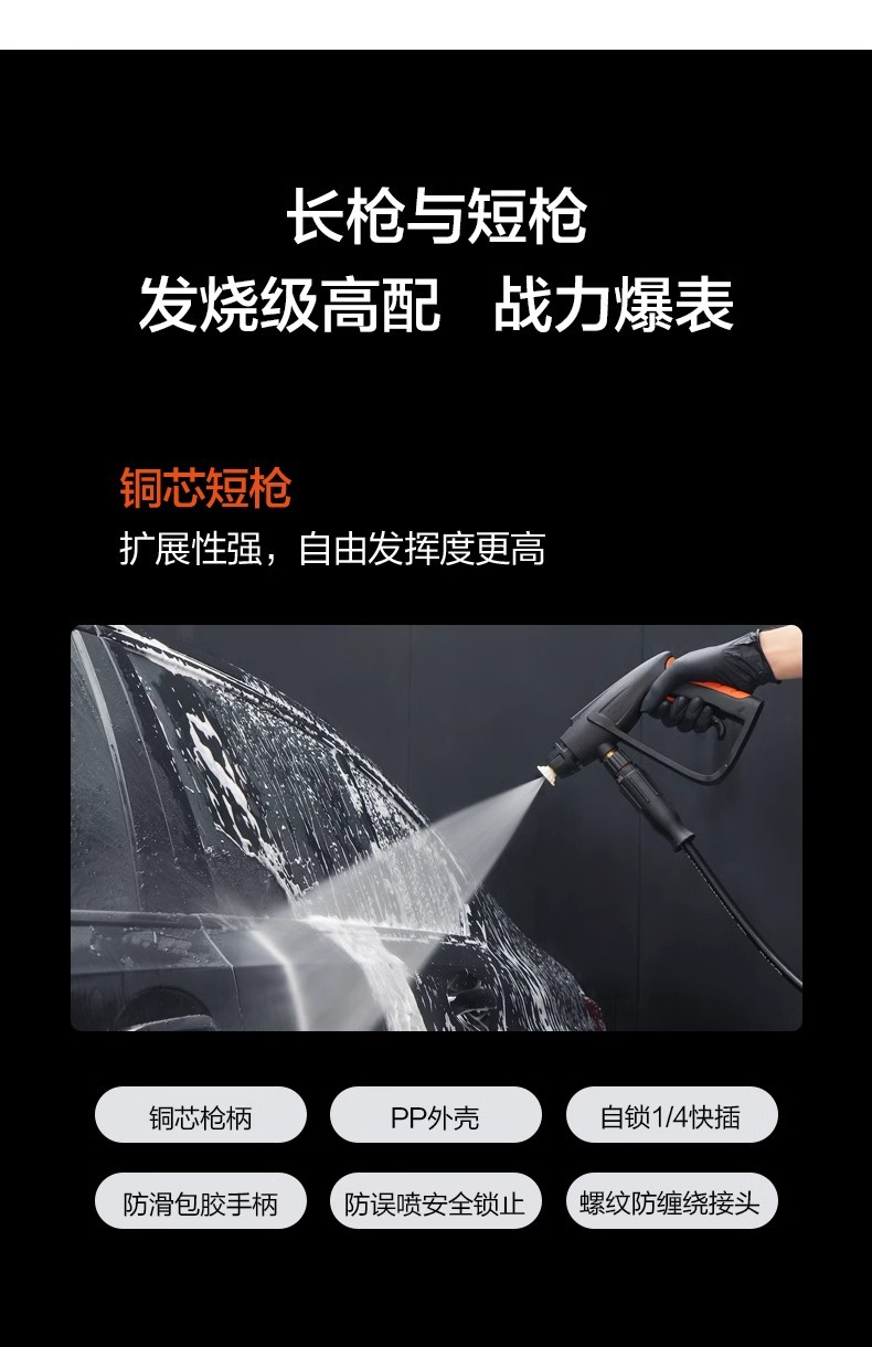 Yili Commercial High Pressure Car Washer 9022/9026 All Copper Motor Car Wash Farm Floor Wall Cleaning Machine