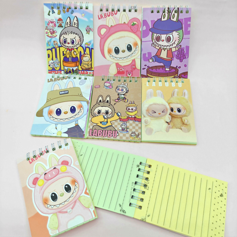 Labubu 新しいミニノートブック、かわいい小さなノートブック、学生や子供向けのギフトや賞品のノートブック|undefined