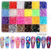 �羳24��2/3/4/5mm��֬ƽ��荲�ɫAB��ֹ�diy�������N������Ʒ