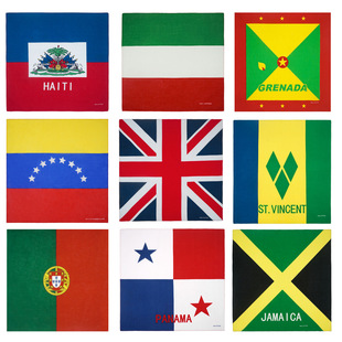 Cross-Border Amazon Sea British Multifunctional Flag Square Scarf Magic Outdoor Sports Cycling Mask Cotton Wholesale